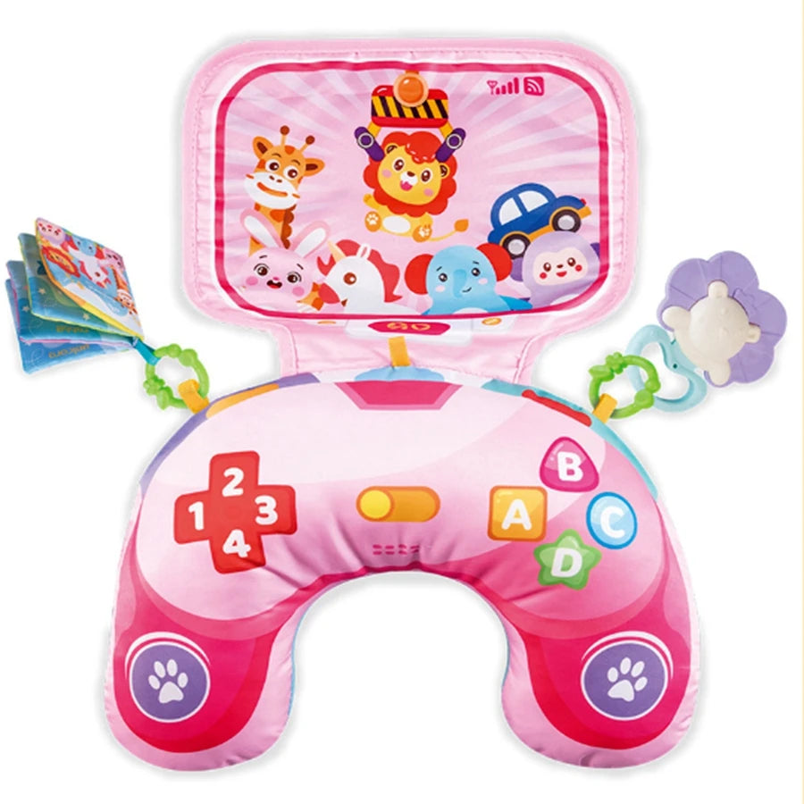 Baby Tummy Time Pillow Sensory Toy Set