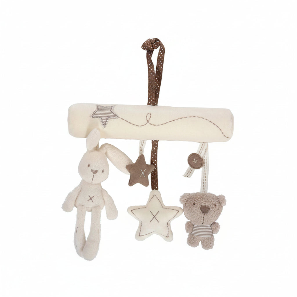 Baby Rabbit Plush Hanging Stroller Toy