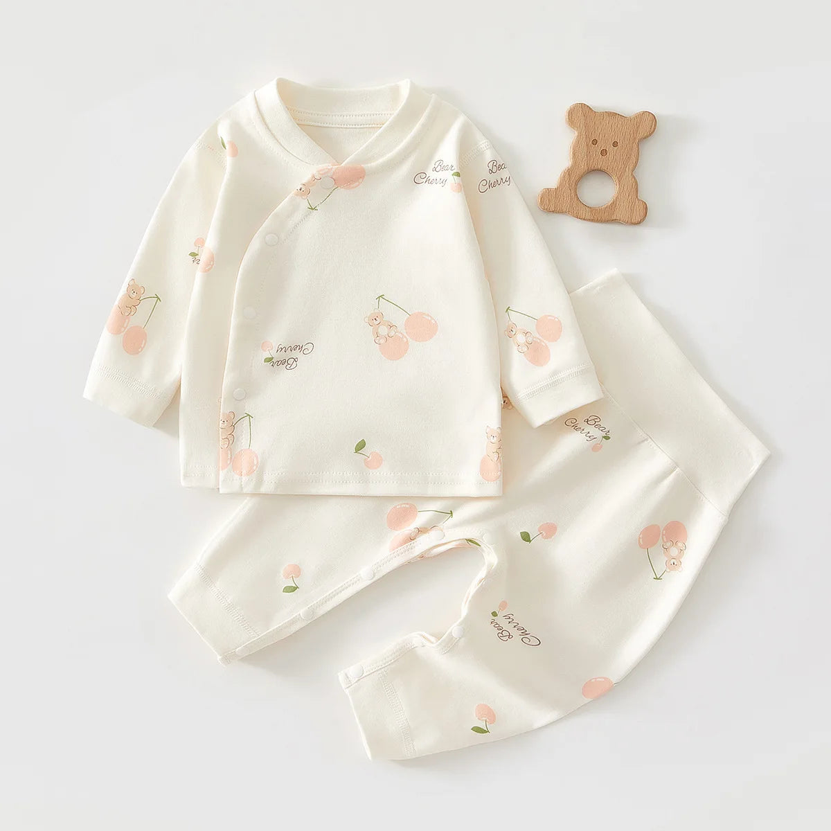 2-Piece Baby Cartoon Pyjama Set | Cotton Top & Pants Autumn Winter 0-18M