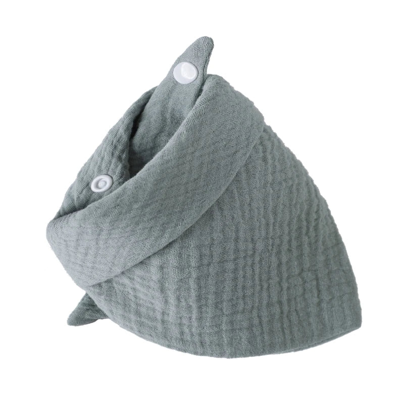 Baby Bandana Bib | Muslin Drool Bib for Teething Infants 0-12 Months