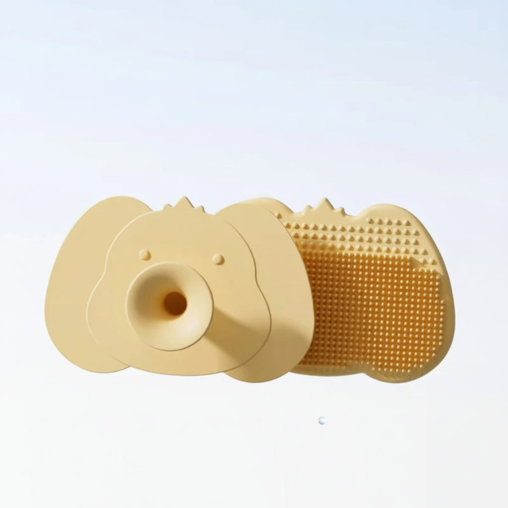Baby Silicone Shampoo & Massage Bath Brush | Soft Hair Comb & Scalp Care Tool