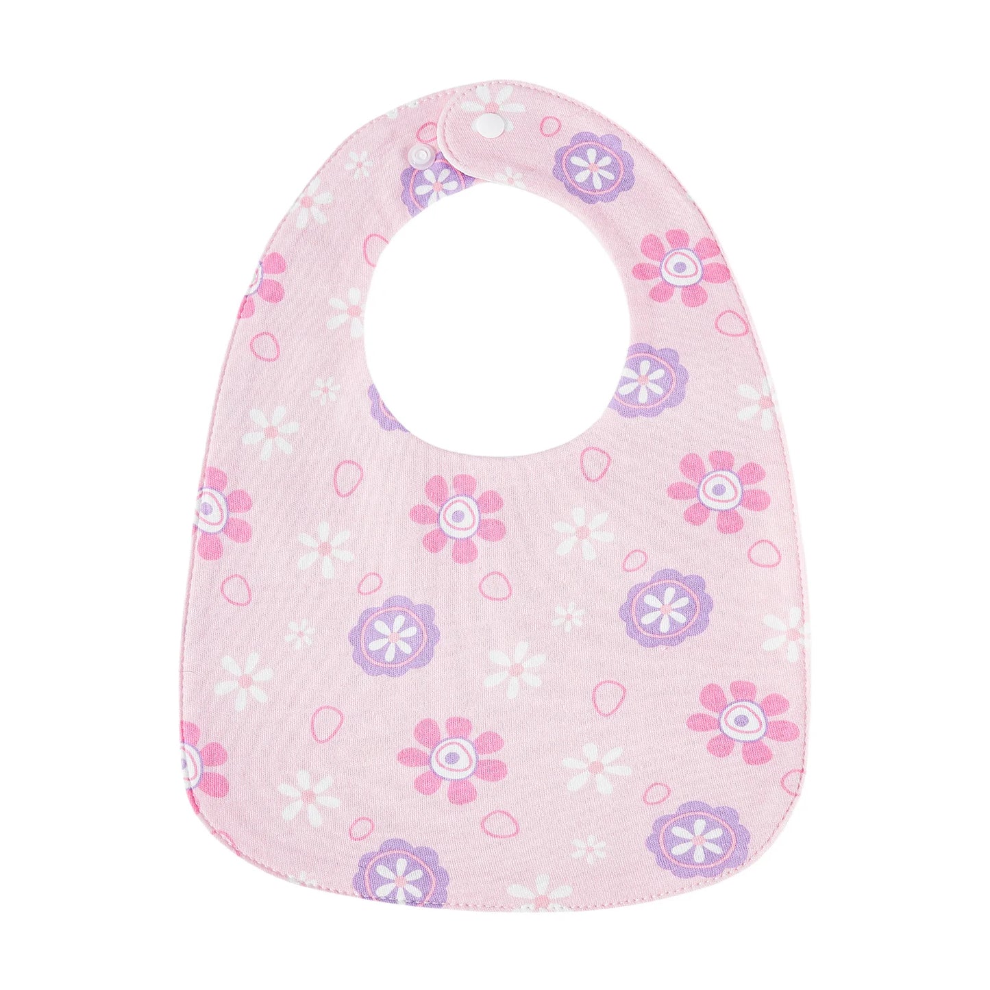 Baby Feeding Bib | Soft Cotton Adjustable Waterproof Bib for Newborns & Infants