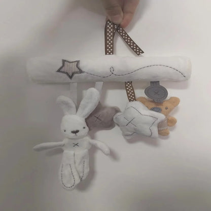 Baby Rabbit Plush Hanging Stroller Toy