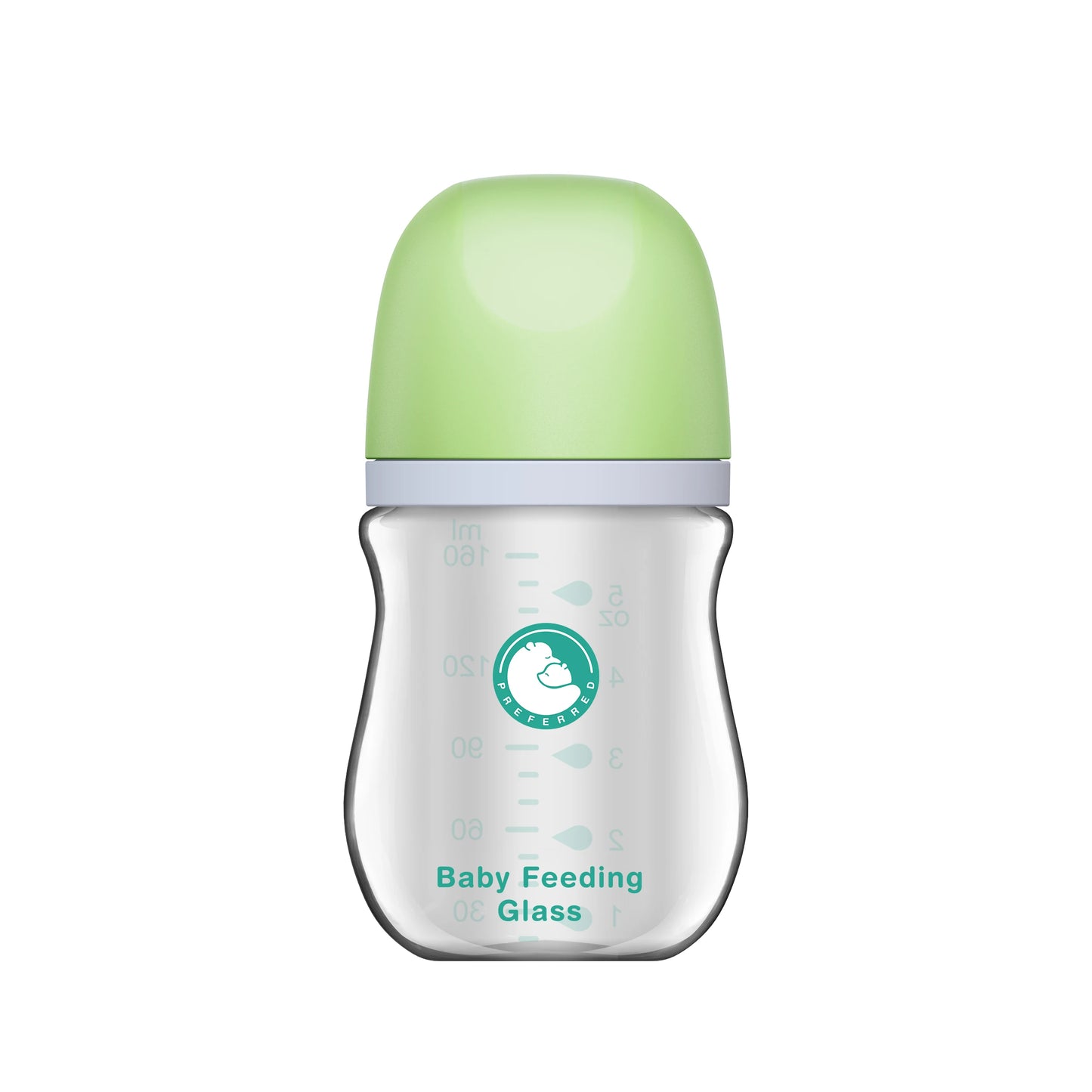MAMIJOY Anti-Choke Glass Baby Bottle | BPA Free | 90ml & 160ml