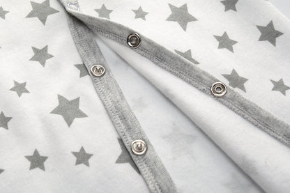 Newborn Baby Romper | Long Sleeve Cotton Jumpsuit 0-12M