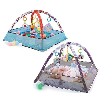 Baby Crawling Mat & Fitness Frame Set