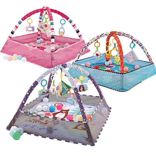 Baby Crawling Mat & Fitness Frame Set