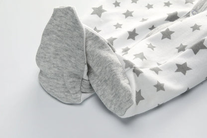 Newborn Baby Romper | Long Sleeve Cotton Jumpsuit 0-12M