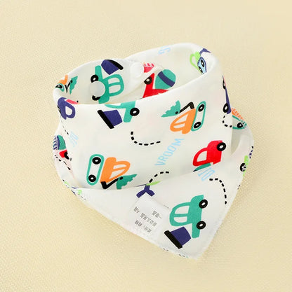Baby Bandana Dribble Bib | Soft Triangle Burp Cloth for Newborns & Toddlers