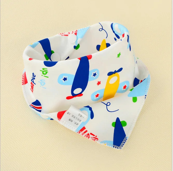 Baby Bandana Dribble Bib | Soft Triangle Burp Cloth for Newborns & Toddlers