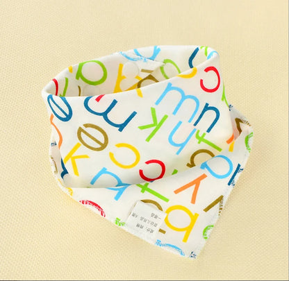 Baby Bandana Dribble Bib | Soft Triangle Burp Cloth for Newborns & Toddlers