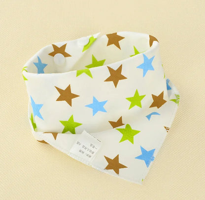 Baby Bandana Dribble Bib | Soft Triangle Burp Cloth for Newborns & Toddlers