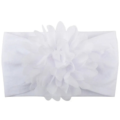 Baby & Toddler Chiffon Flower Bow Headband | Soft Hair Band for Girls