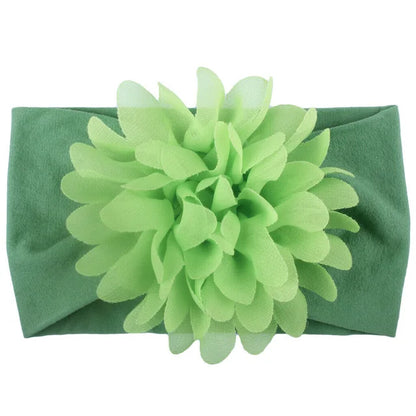 Baby & Toddler Chiffon Flower Bow Headband | Soft Hair Band for Girls