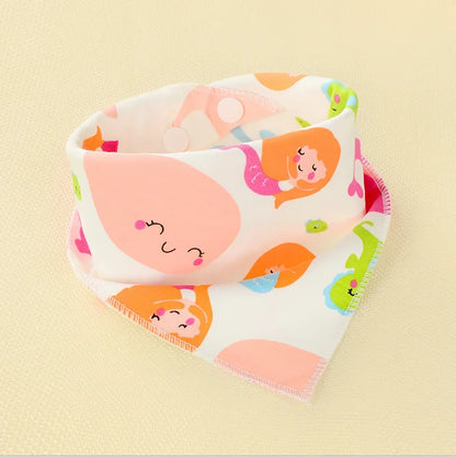 Baby Bandana Dribble Bib | Soft Triangle Burp Cloth for Newborns & Toddlers