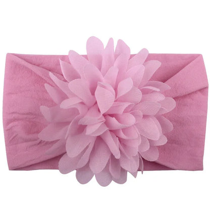 Baby & Toddler Chiffon Flower Bow Headband | Soft Hair Band for Girls