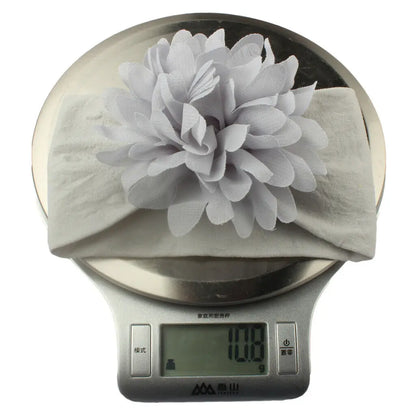 Baby & Toddler Chiffon Flower Bow Headband | Soft Hair Band for Girls