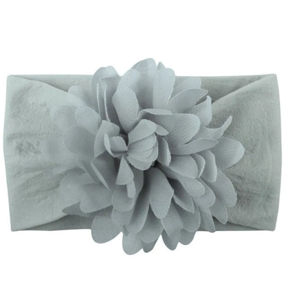 Baby & Toddler Chiffon Flower Bow Headband | Soft Hair Band for Girls