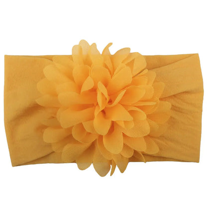 Baby & Toddler Chiffon Flower Bow Headband | Soft Hair Band for Girls