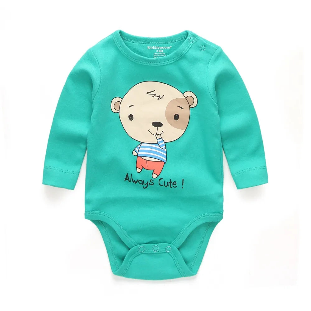 Baby Unisex Cotton Romper 2-Pack | O-Neck Short Sleeve Jumpsuit 0-24 Months