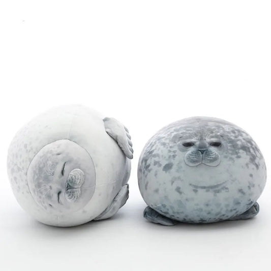 Chubby Seal Plush Toy — Soft Cuddly Stuffed Animal for Kids
