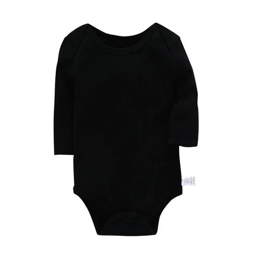 Baby Cotton Long Sleeve Romper | Unisex Bodysuit for Boys & Girls 3–24 Months