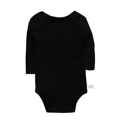Baby Cotton Long Sleeve Romper | Unisex Bodysuit for Boys & Girls 3–24 Months