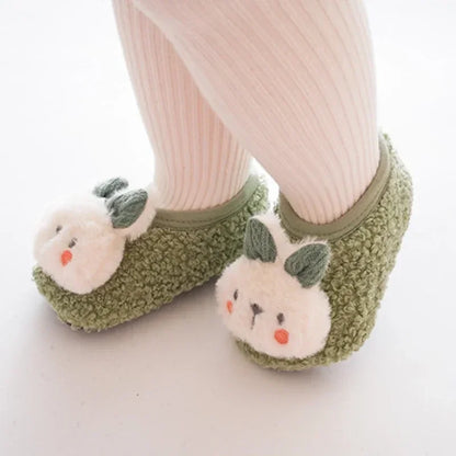 Warm Plush Baby Slippers | Soft Anti-Slip Indoor Toddler Floor Shoes | 6 Styles | 6 Months–4 Years