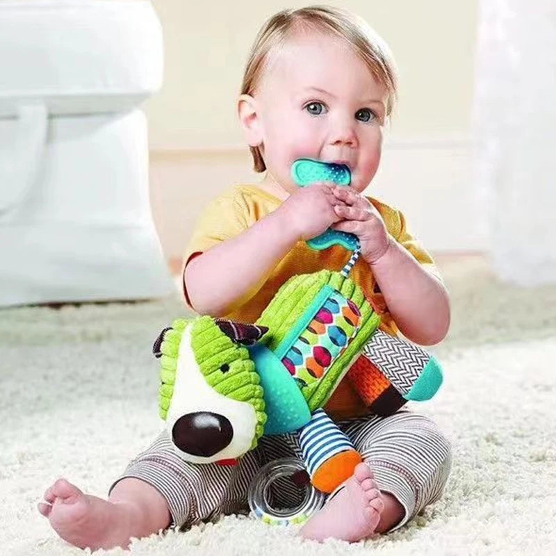 Baby Soft Plush Animal Pram Toy