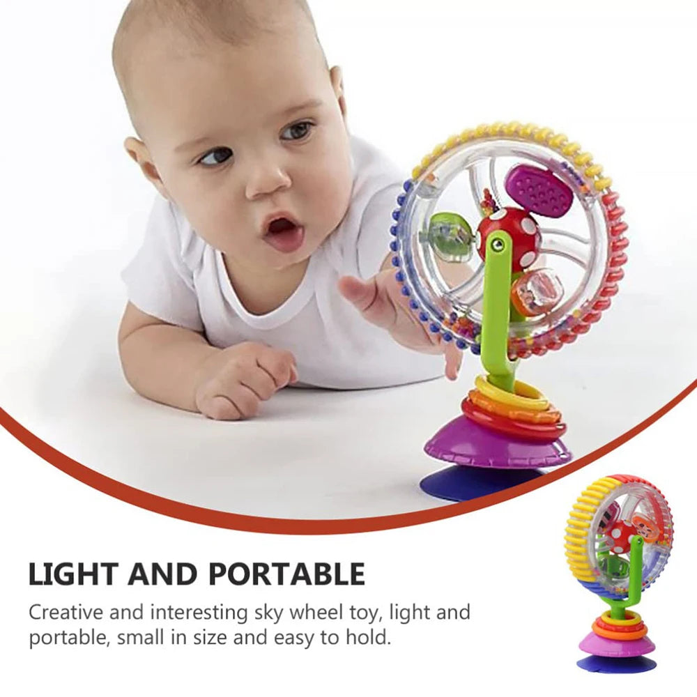 Baby Ferris Wheel Rattle Toy | Suction Cup Spinning Sensory Toy for Babies & Toddlers