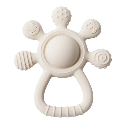 Baby Silicone Teether & Pacifier Chain Set