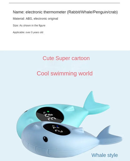 Baby Bath Thermometer | Floating Water Temperature Tester with LED Display
