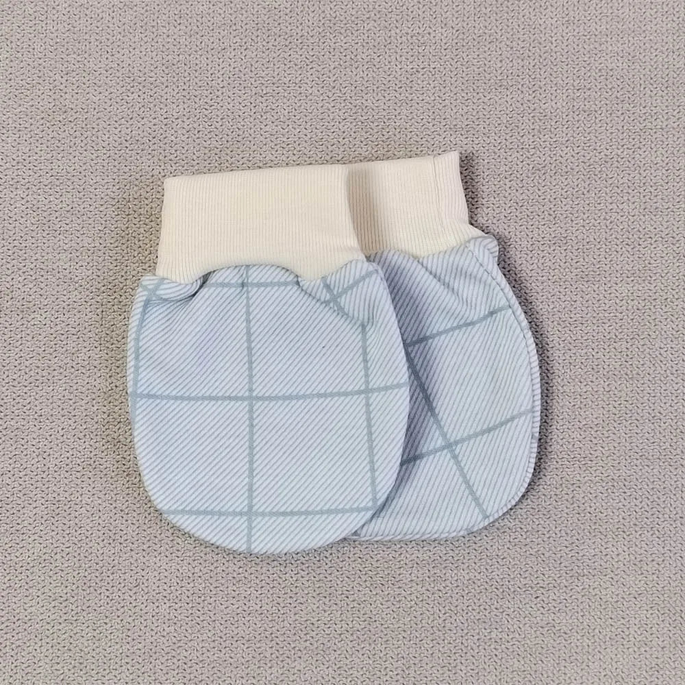 5 Pairs Baby No-Scratch Mittens | Soft Cotton Newborn Hand Mittens 0-3 Months
