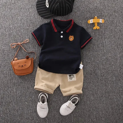 Kids Cotton T-Shirt & Shorts Fashion Set | Boys & Girls Summer 2PCS