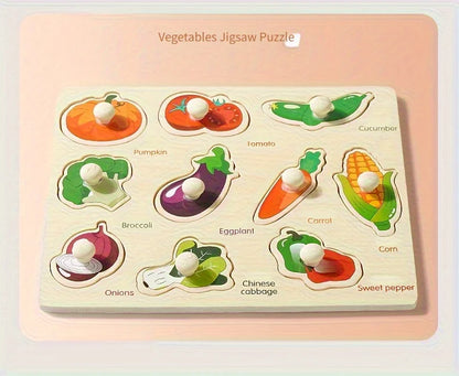 Montessori Shape Puzzle Board | Geometry Learning Toy for Toddlers & Preschoolers
