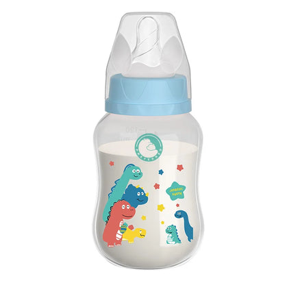 Baby Bottle with Gravity Ball & Handle | 150/240ml Anti-Spill Newborn Feeding Bottle, BPA-Free