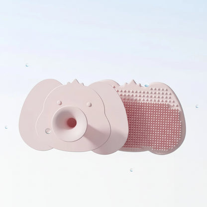 Baby Silicone Shampoo & Massage Bath Brush | Soft Hair Comb & Scalp Care Tool