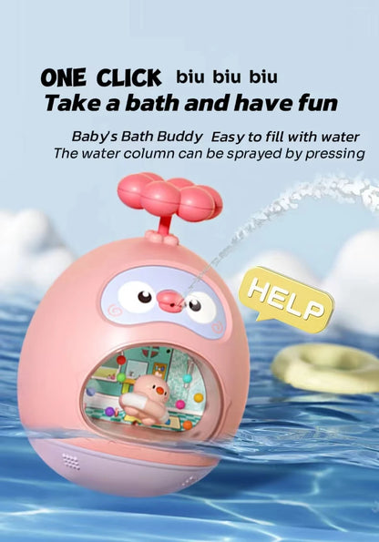 Baby Water Spray Bath Toy | Fun Squirt Tumbler for Bath, Pool & Beach 12 Months+