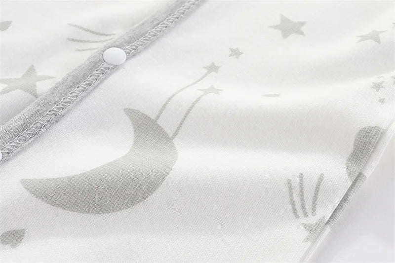 Baby Cartoon Print Romper | Soft Cotton Bodysuit for Newborns 0–9 Months