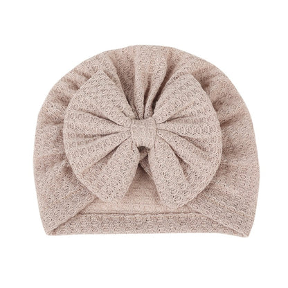 Baby Turban Bow Knot Hat | Soft Beanie Headwrap for Newborns & Toddlers