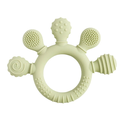 Baby Silicone Teether & Pacifier Chain Set