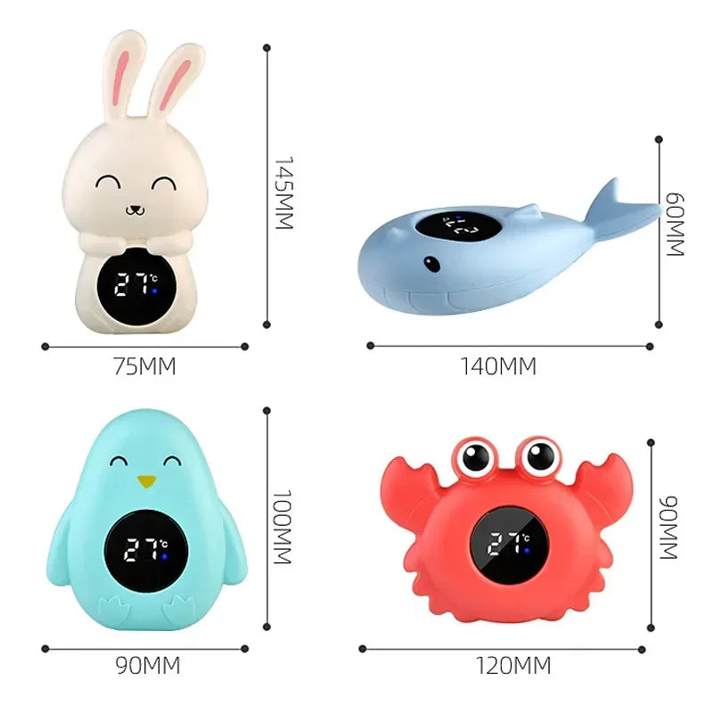 Baby Bath Thermometer | Floating Water Temperature Tester with LED Display