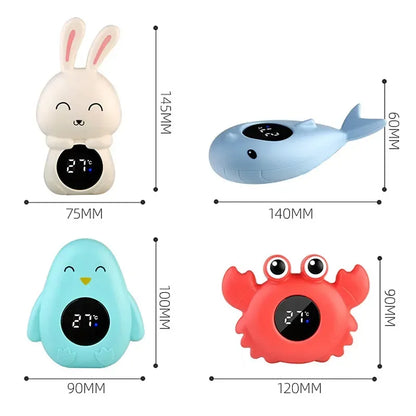 Baby Bath Thermometer | Floating Water Temperature Tester with LED Display
