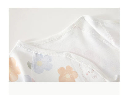 Baby Cotton Romper Pyjamas | Long Sleeve Spring & Autumn Newborn 0-6M