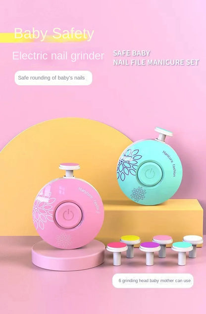 Electric Baby Nail Trimmer & Polisher | Quiet Safe Nail Care for Newborns