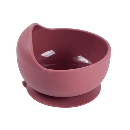 Baby Silicone Suction Bowl with Spoon | Waterproof Kids Feeding Tableware