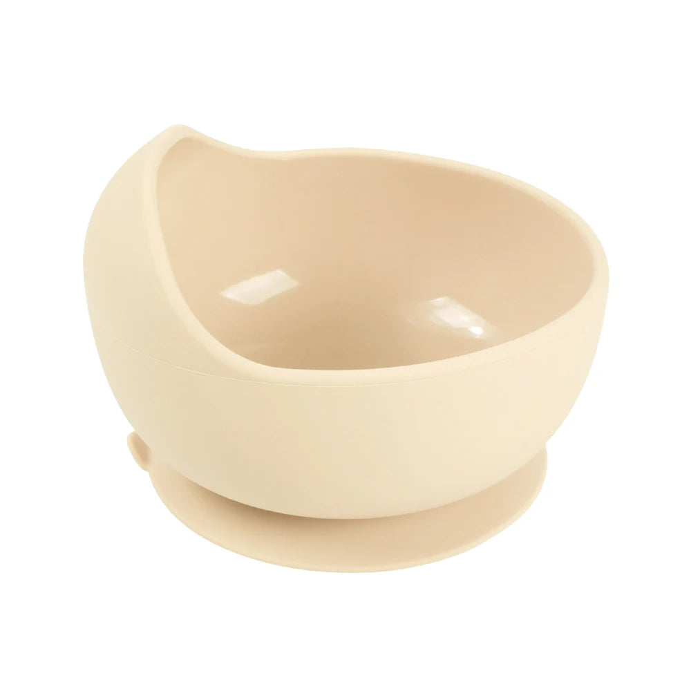 Baby Silicone Suction Bowl with Spoon | Waterproof Kids Feeding Tableware