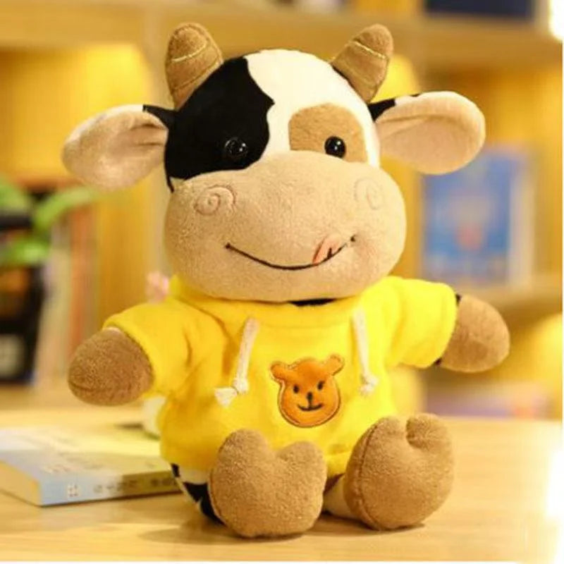 Cute Cow Plush Toy | Soft Stuffed Animal Rag Doll | 13 Styles