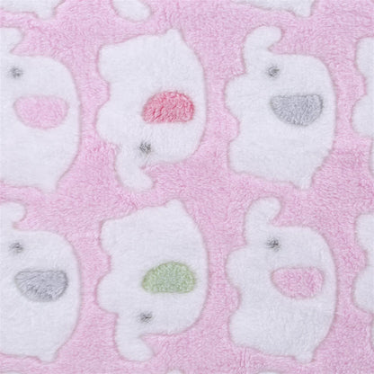 Baby Thermal Fleece Swaddle Blanket | Soft Newborn Bedding Wrap for All Seasons