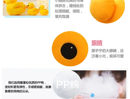 Kawaii Yellow Duck Plush Toy | Soft Stuffed Animal in 3 Sizes